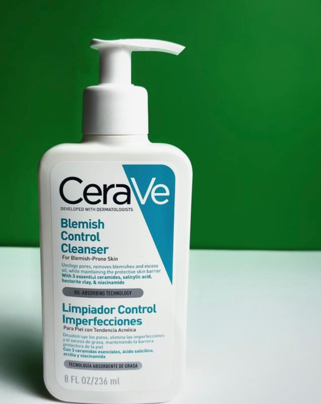 ژل شستشو ضد لک و ضد جوش سراوی Cerave بلمیش کنترل Blemish Control